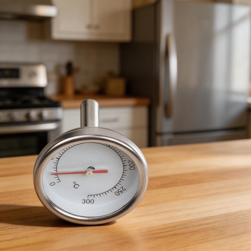 Oven Temperature Gauge Made from Stainless Steel Accurate Quick Reading Thermometer for Multiple Cooking Methods