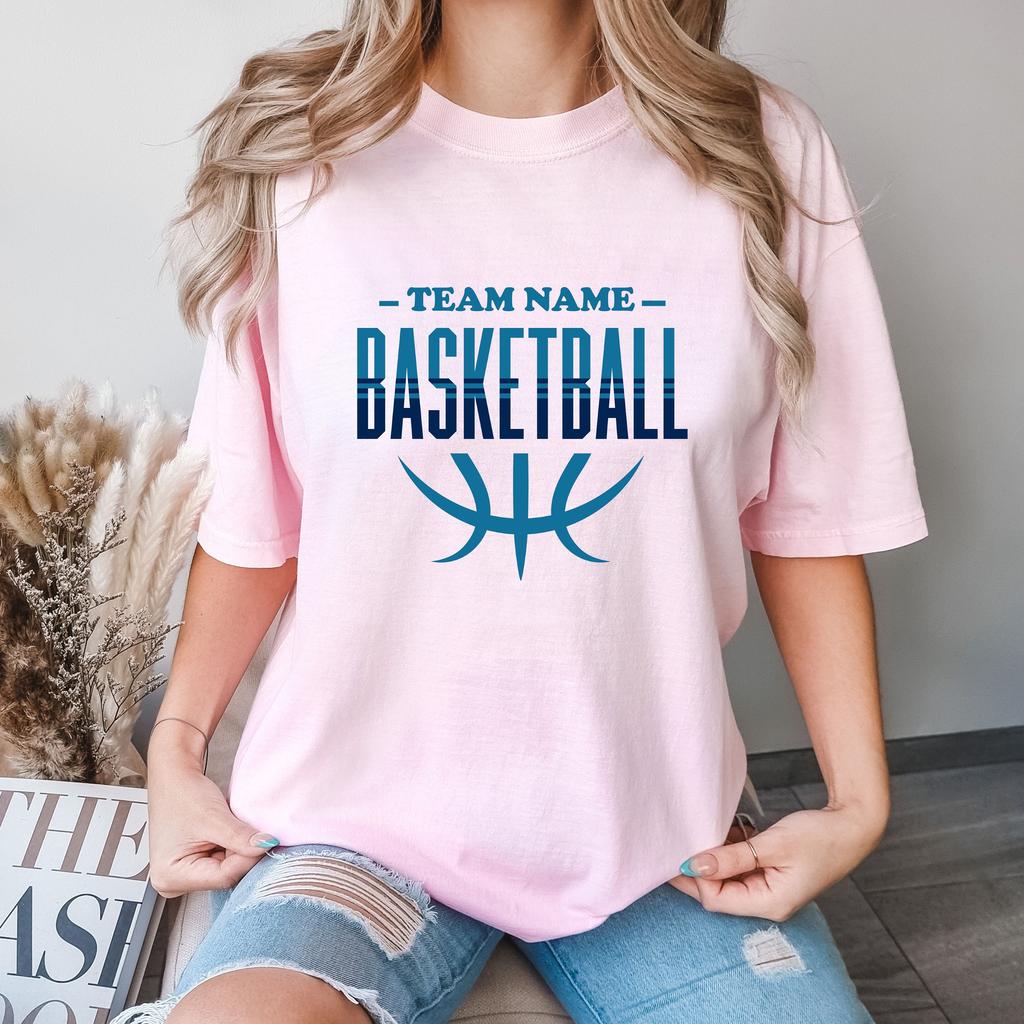 Basketball Personalized Shirt Game Day Sport Tee Women T Shirts Cotton Tops