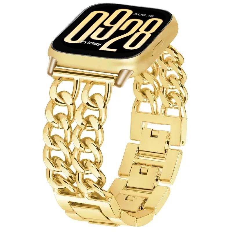 20mm 22mm Luxury Metal Watchbands For Redmi Watch 5 Active/Lite/Xiaomi Watch S4 Bracelet Galaxy 7 6 5 4 Classic Correa Wristband