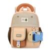 Children's Cartoon Color Block Small Backpack Kindergarten Schoolbag