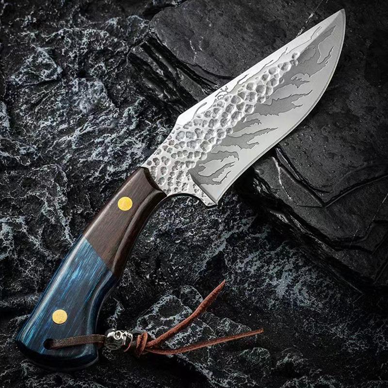 Stainless Steel  Kitchen Knife Utility Boning Knife Cleaver Slicing Barbecue Meat Fruit Cutter Fishing Knife