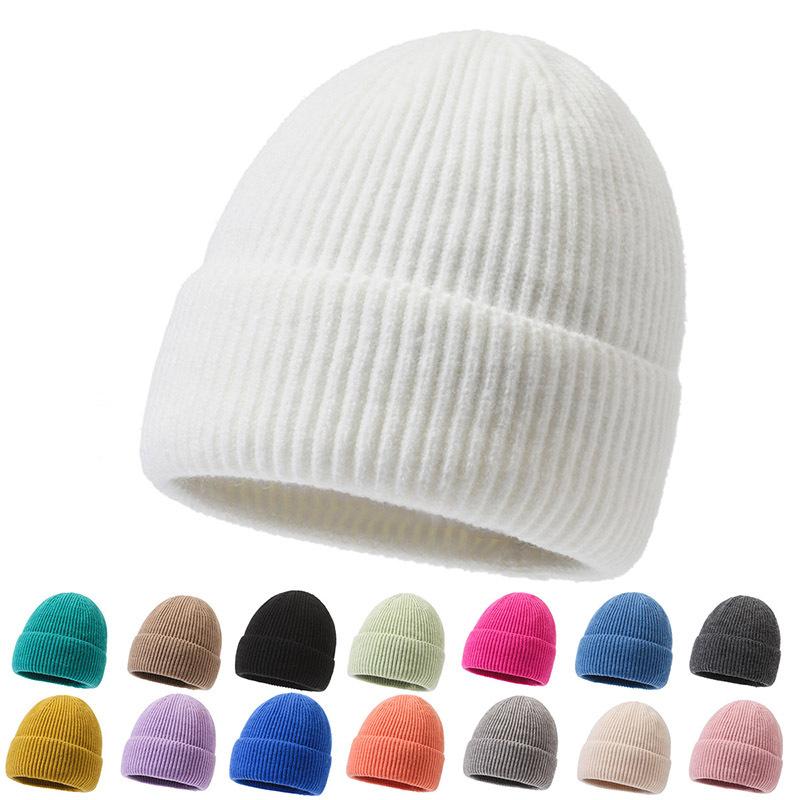 Knitted Hats In Autumn and Winter Wool Hats In Warm Ear Protection Heads Fashionable and Versatile Cold Weather Trends and Cool Cold Hats