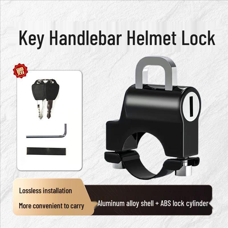 Electric Vehicle & Bicycle Anti-theft Helmet Hook Lock