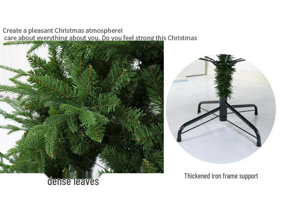 PE+PVC Green Christmas Tree for Window Display or Decoration