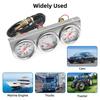 3 in 1 Triple Gauge Kit Water Temp Gauge Oil Pressure Meter Voltage With LED Light Gauge Set For Car Auto Vehicle Accessories