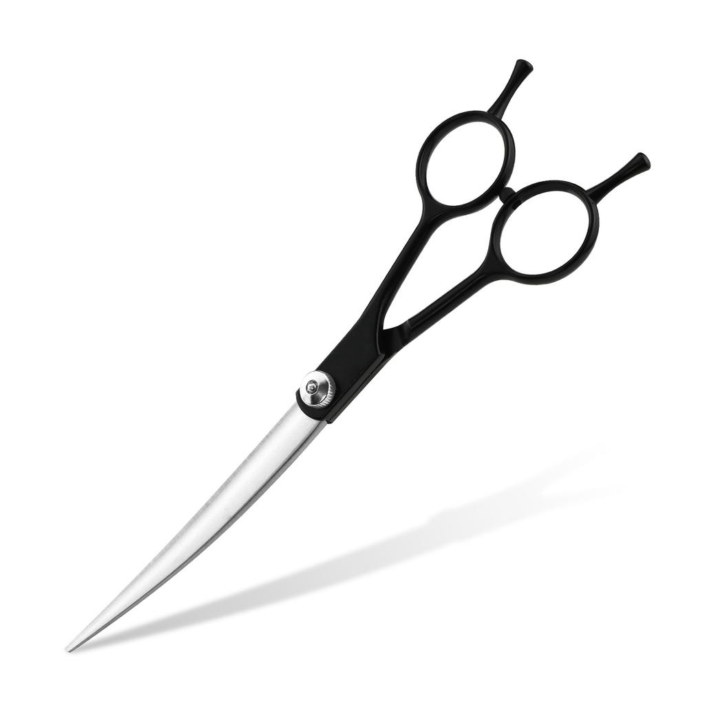 7.0 Inch Color Double Tail, Split, Pet Scissors, Pet Curved Scissors Practice Cutting