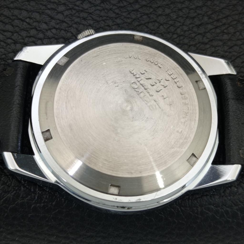 REFURBISHED SEIKO 5 AUTOMATIC VINTAGE JAPAN MENS SILVER DIAL WATCH a445519-1