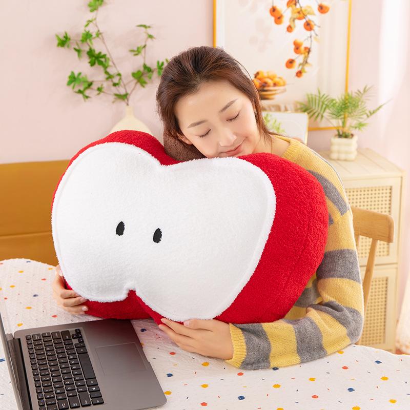 Cute apple throw pillow girl sleeping bay window tatami cushion sofa office waist seat pillow