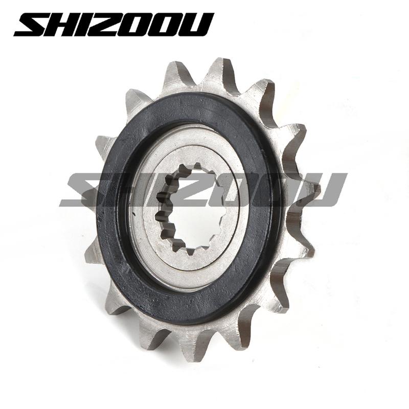 15T For CFMOTO 450MT 450mt 450 MT Small Silent Durable Motorcycle Front Sprocket Chain Wheel Front Fly Wheel Pinion