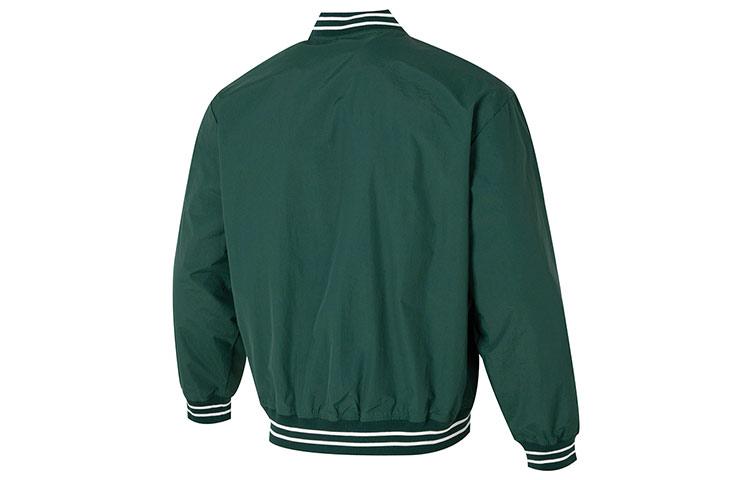 New Balance Jackets Men's Green Baseball Collar Moderate Other AMJ33362-NWG