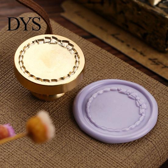 Custom Stamp Head Minimalist Frame Wax Seal Head, Solid Brass Engraved Sealing Retro Replacement Heads for Envelope Gift Packaging Journal Card