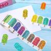 500pcs/Roll Self-adhesive Gift Wrapping Label Glittering Colorful Motivational Scrapbook Stationery Sticker Creative