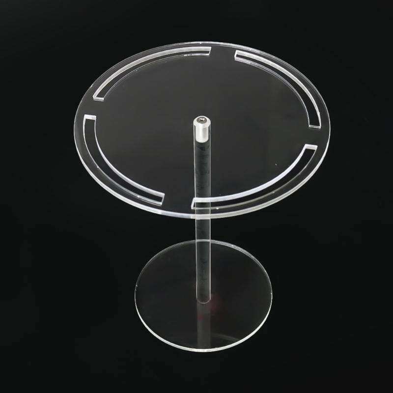 Round Eyewear Stand Glasses Storage Rack Transparent Rotatable Sunglasses Display Stand Eyeglasses Organizer for Desk