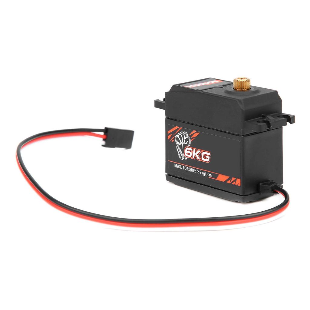 High-precision, Reliable S0600M 6KG Black Metal Gear Digital Servo for 1:10 Scale High-speed Cars.