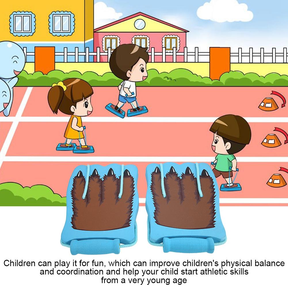 Dzieci Dzieci Sport Zabawka Gra Szczudła Równowaga Bieganie Aktywność Na Zewnątrz