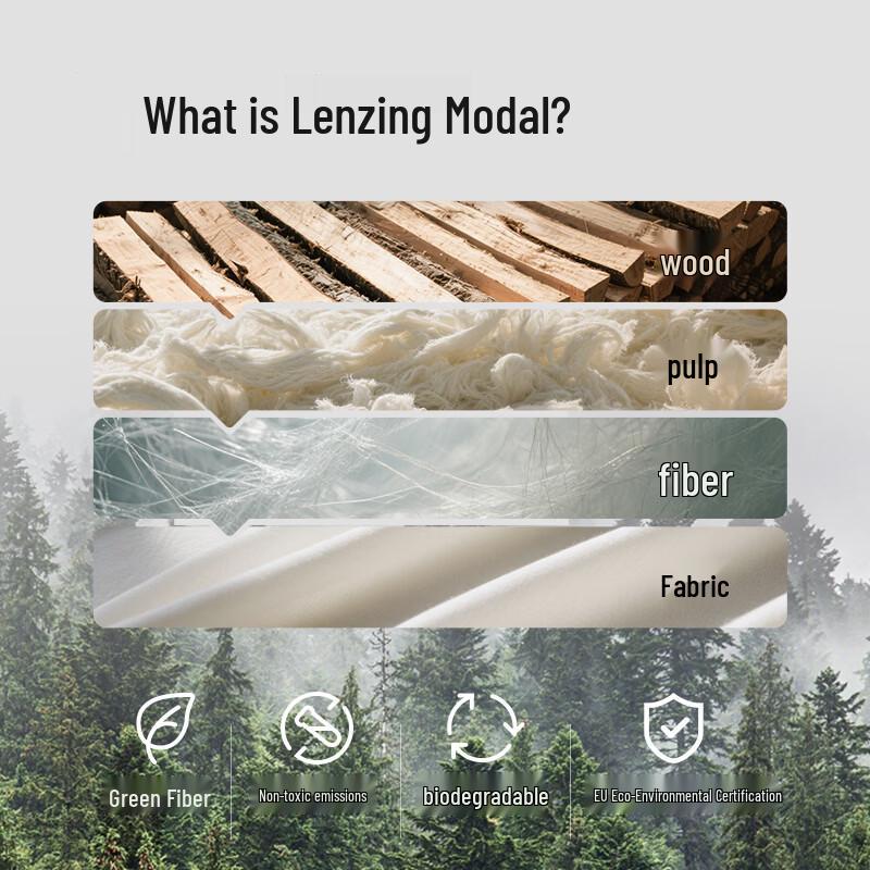 JD Jingzao 2026 Men's Modal Seamless Boxer Briefs