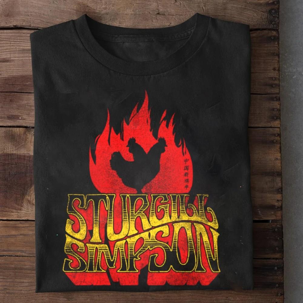 Sturgill Simpson Album Shirt Short Sleeve Black Cotton All Size S-234XL Unisex T-Shirt L
