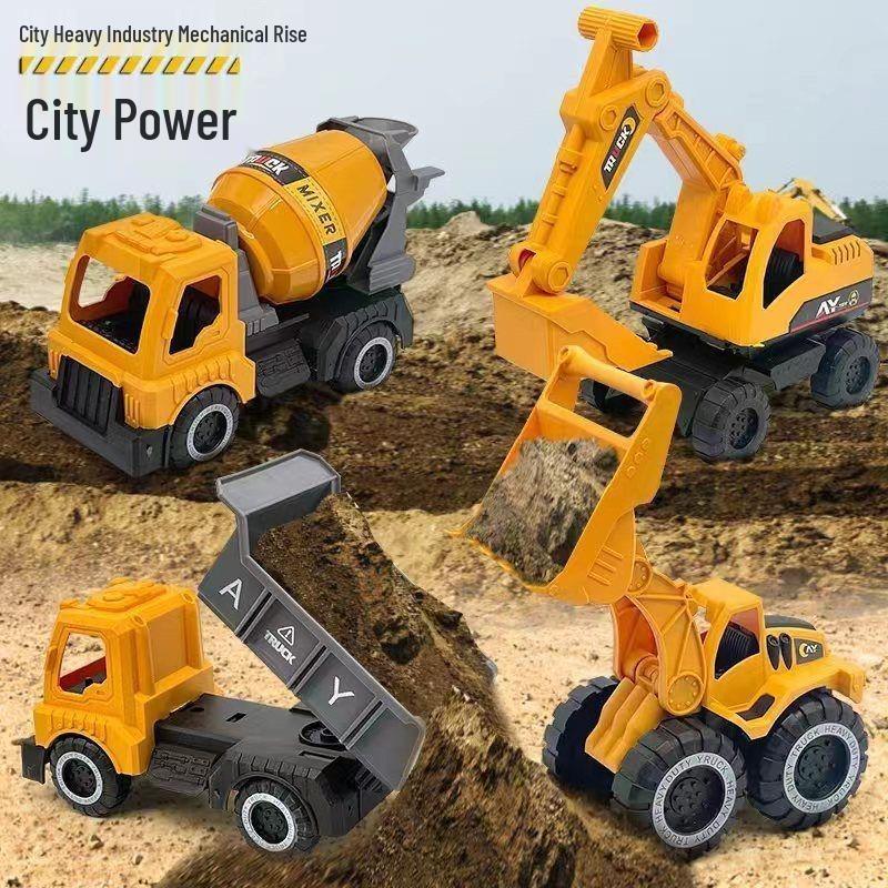 Durable Engineering Excavator Toy Model for Kids