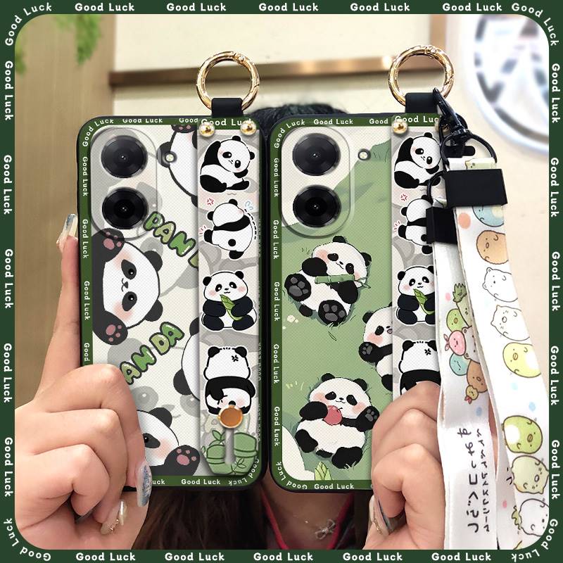 Ochronne etui na telefon z paskiem na nadgarstek dla Redmi A5 4G/Xiaomi Poco C71 4G Tylna okładka Pierścień Modny design Opaska przeciwpyłowa