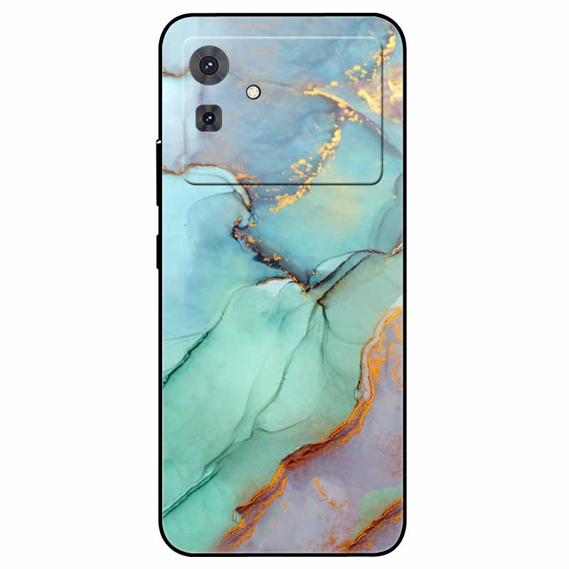 For Cubot Note 21 Case Flower Marble Silicon TPU Soft Phone Bag Cover for CUBOT Note 21 2023 COOL Printing Fundas for Note21