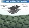 Ultra-Light Inflatable Camping Sleeping Pad with its Built-in Foot Pump and Pillow - Hiking pad, Backpacking Pad
