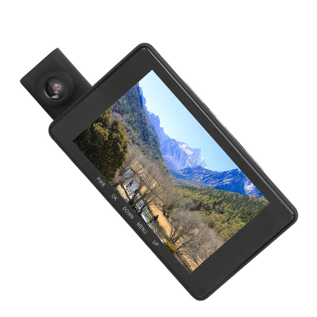 Dash Cam 4 Inch HD 1080P Intelligent Motion Detection Front and Rear Driving Video Recorder A6