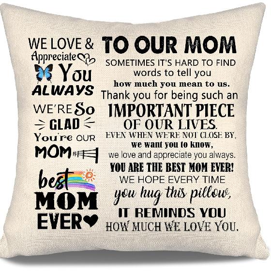 To My Bonus Daughter Gift Ideas Throw Pillow Covers for Bonus Daughter from Bonus Mom Bonus Dad Birthday Graduation Thanksgiving
