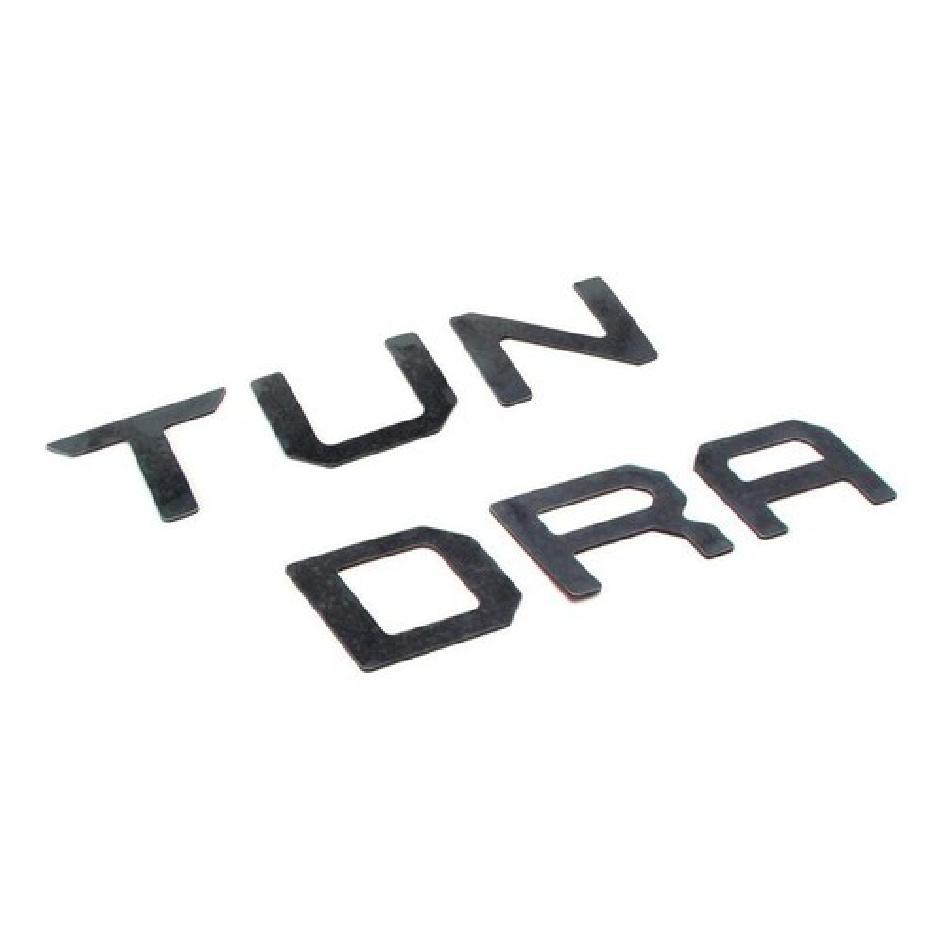 Matte Black Finish 3D 6pcs Tailgate Letter Pieces For 2014-21 Toyota Tundra