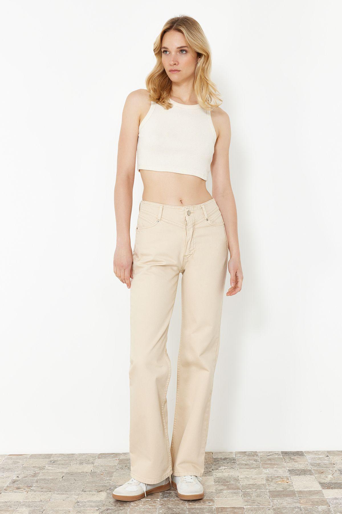 

Женские джинсы Stone High Waist Wide Leg Jeans XS