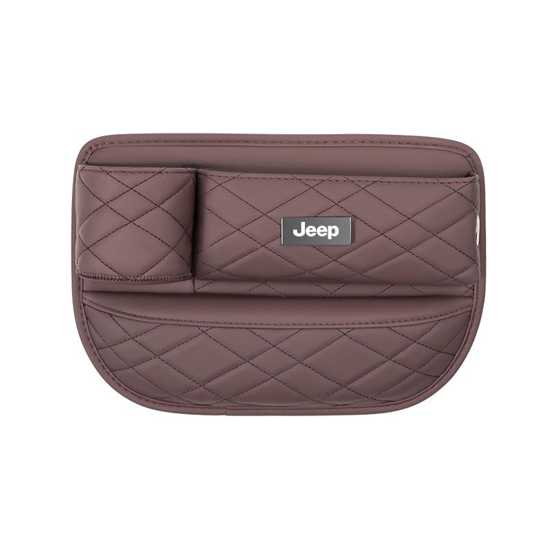 Car Seat Gap Storage Bag Organizer Box Auto Cup Holder For Jeep Grand Cherokee Wrangler JK Gladiator Compass Renegade Wagoneer AMP1