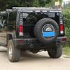 For Hummer H2 2003-2009 Stainless Steel Silver Car Tail Light Lamp Trim Bezel Cover Trim Sticker Car Accessories