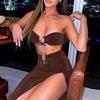 1 Set Skirt Suit Backless High Slit Solid Pleated Asymmetrical Split Thigh Maxi Dress for Daily Life