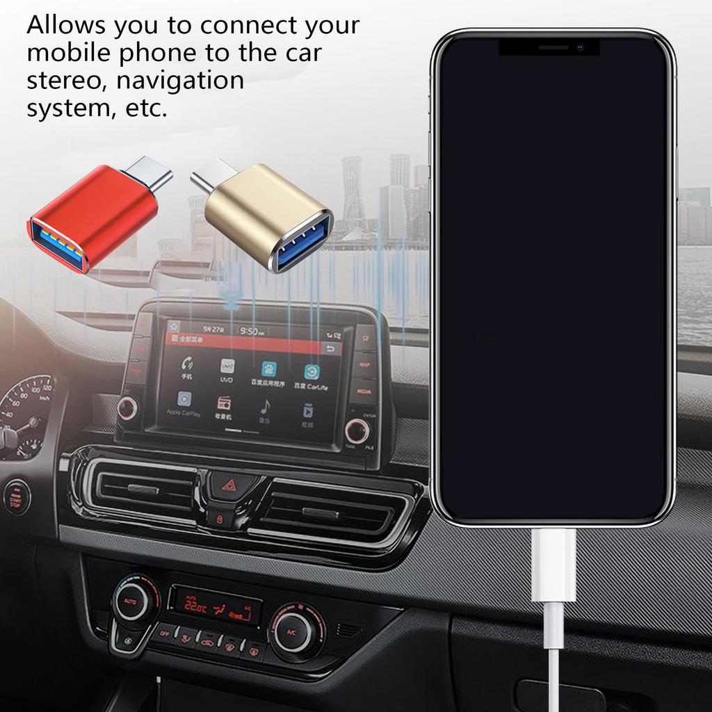 Portable Type C To USB3.0 Converter Fast Data Sync OTG Cable Type C Charging Cable For Mobile Phones And Peripherals