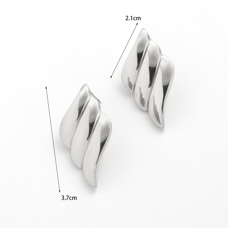 

CARLIDANA Unique Geometric Flower Earrings Jewelry Gold Color Waterproof Non Tarnish Fashion Simple Minimalist Earring Women