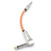 KM sound CANARE Orange GS-6 Patchkabel mit L-S Stecker, Hergestellt in Japan (15 cm)