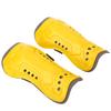 1 Pair Soccer Shin Guards Children Football Training Protection Pads with Buckle Strap(yellow)