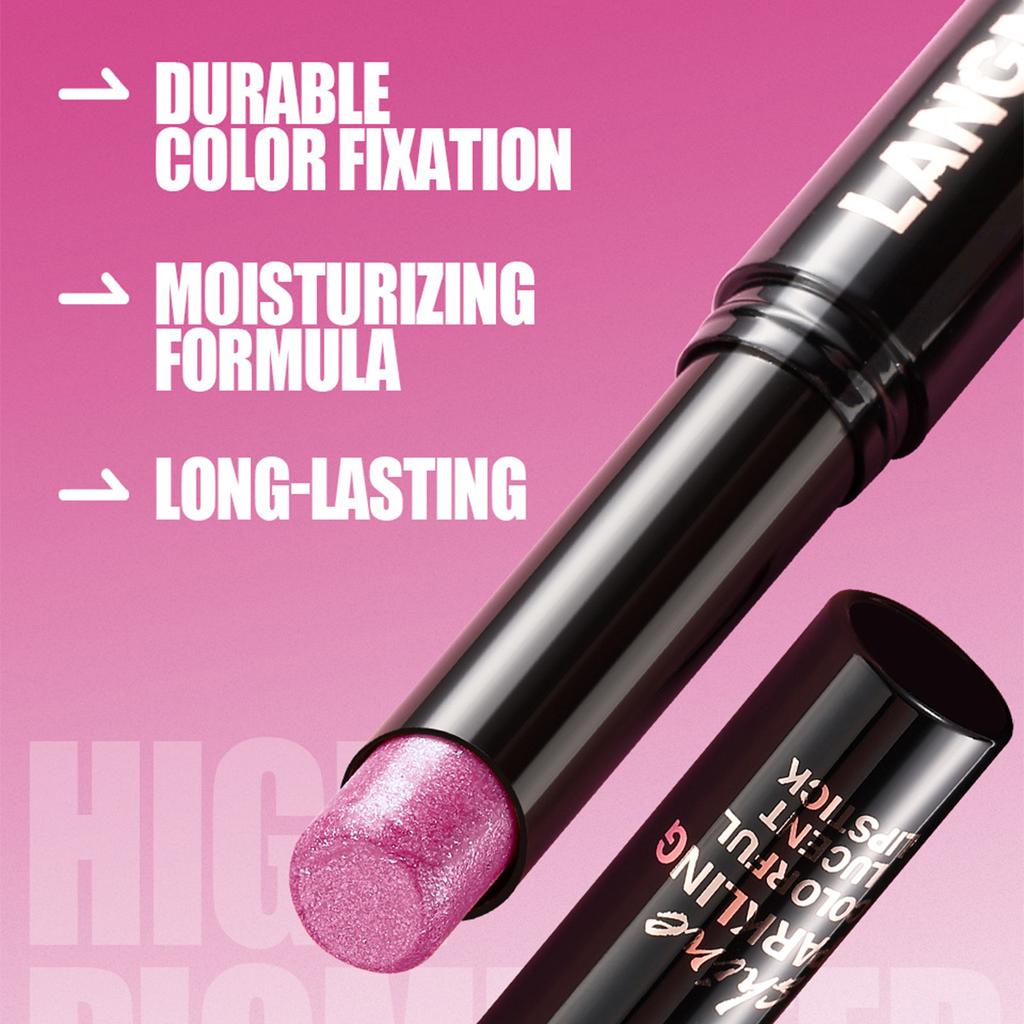 Rouge à lèvres nacré diamant, waterproof, longue tenue, antiadhésif, mat, velours, brillant, rouge sexy, maquillage, cosmétiques