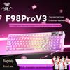 AULA F98ProV3 Custom Transparent Tri-Mode Hot-Swappable RGB Mechanical Keyboard