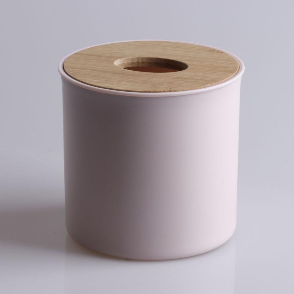 New Round Tissue Box Plastic Paper Holder Roll Paper Napkin Accessories Household Hotel Car Paper Holder Desk Accessories