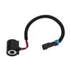 12V Solenoid Valve Coil with Connector 1 2in Hole Diameter 6671025 for Bobcat Skid Steer 751 753 763 773 7753