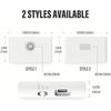 Motion Sensor Led Night Light Wireless Magnetic Charging Type-c Abs 300amh 2700k 0.2w Smart Wall Bedside Cabinet Lamp Warm White