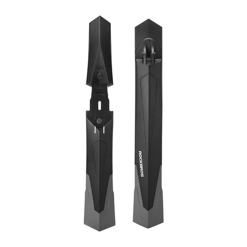 ROCKBROS Fender Mtb Rubber Tail Soft MTB Bike MTB Bike Widen Front Rear Mudguard Adjust Any Angle Fender Bike Accessories A pair DNB-890