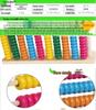Wooden Colorful Number Abacus: Educational Toy for Kids, Ten-Row Arithmetic Learning Aid
