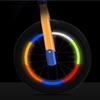 Fahrrad Reflektierender Aufkleber Selbstklebende Reflektierende Decals Fahrrad Sicherheitswarnung Reflektierendes Band Fluoreszierende Streifen Aufkleber