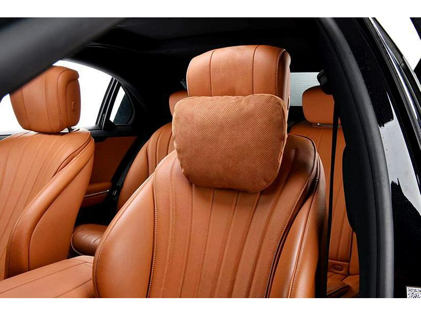 Luxurious Fur Neck Support Headrest for Maybach – Universal Car Interior Comfort