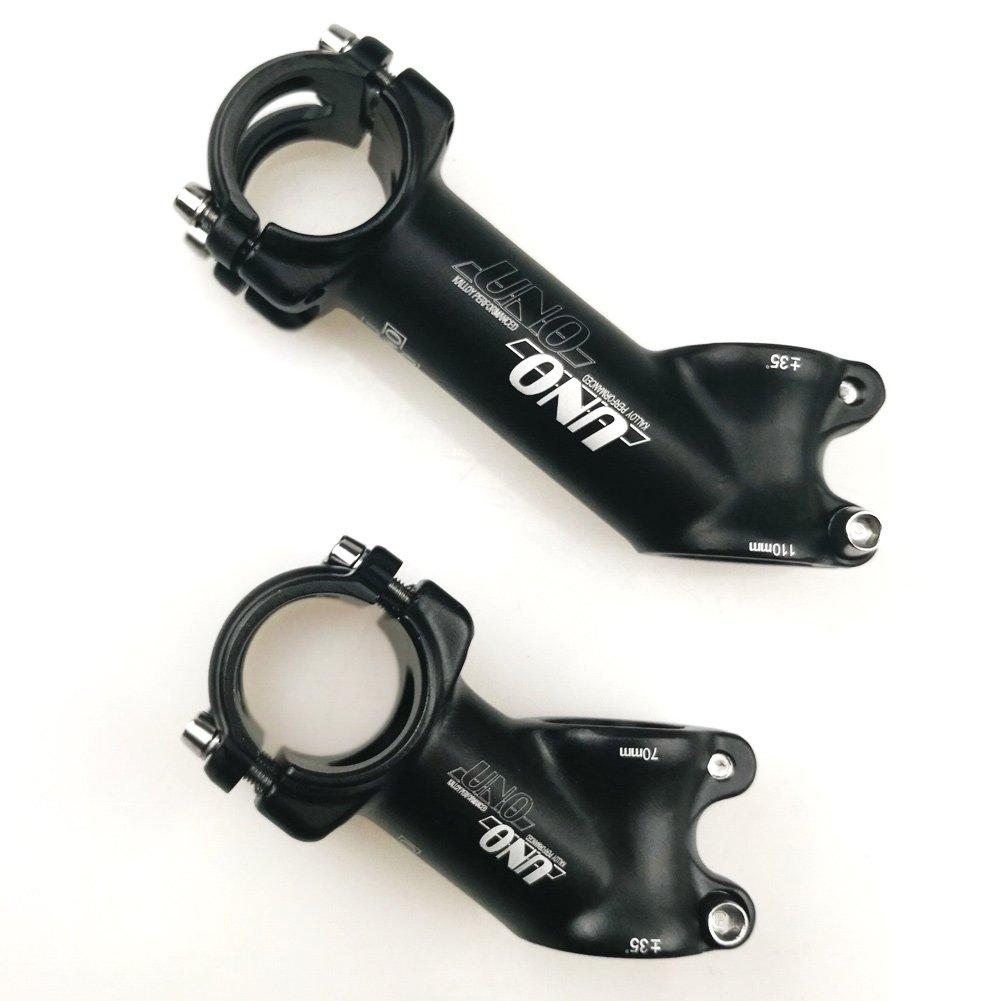 Bicycle Stem 35 Degree 70mm FOMTOR Bicycle Handlebar Stem Riser Suitable for BMX MTB Road Bike Mountain Bike x 31.8mm (31.8 70mm)