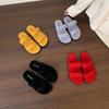 Fashion Slippers Women Summer Beach Shoes Slides Sabot Flat Scandals Rome Shoes Woman 2025 Slippers For Swimming Pool Beach Flat Summer