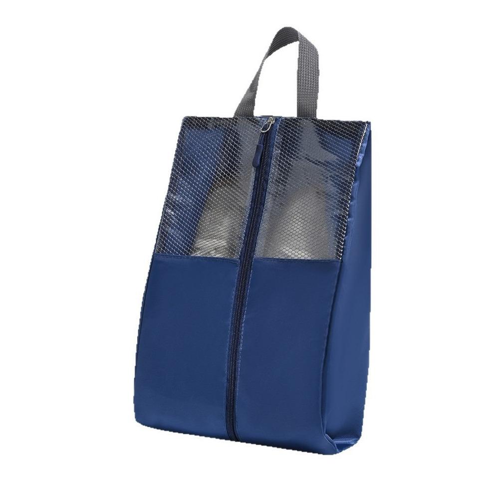 

Large Capacity Shoe Storage Bag Handheld Shoes Organizer Durable Sports Shoe Bag for Home темно-синього кольору