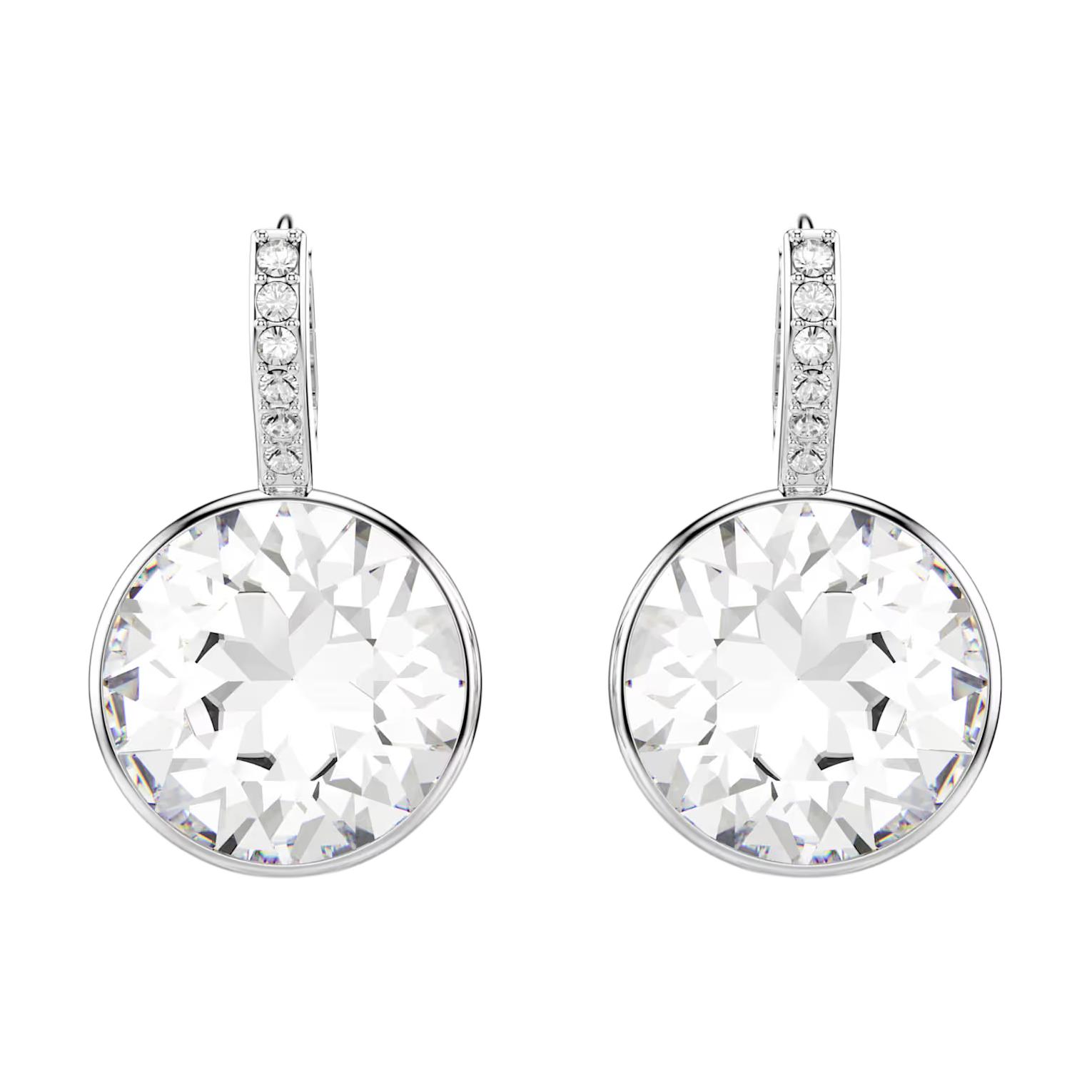 Swarovski Millenia Series Rhodium Plated Earrings Women earrings White 5731149 Box (Random Color)