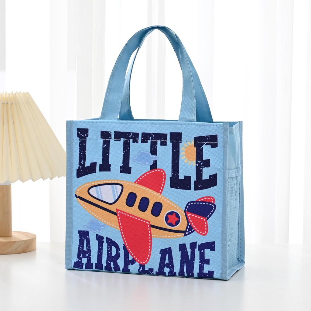 Cartoon Thickened Square Bento Lunch Bag for Kids